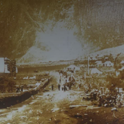 a snow covered field