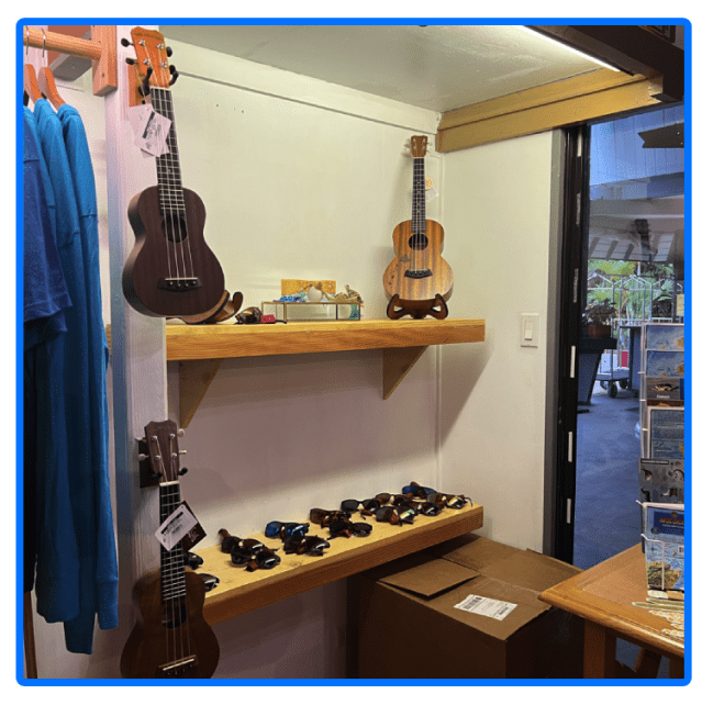 a band performing on a counter